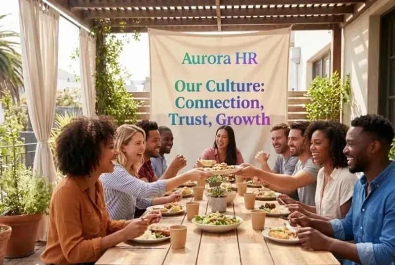 Aurora HR consultants facilitating a culture workshop for a BC-based team.